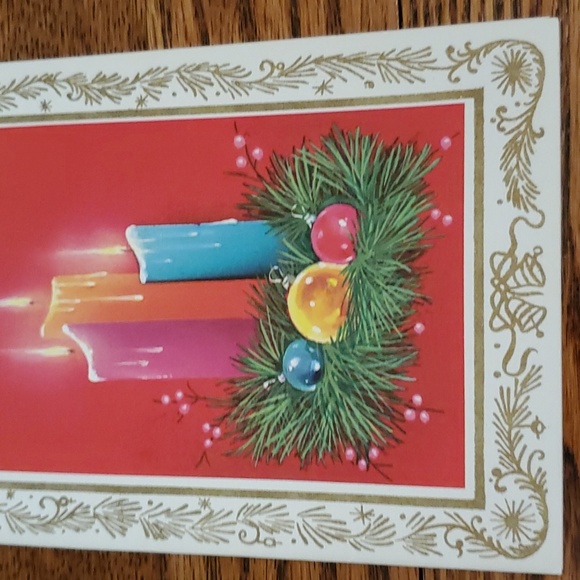 Vtg, 1940's Unused Norcross Holiday Card for Aunt and Uncle / with Envelope - Picture 8 of 8